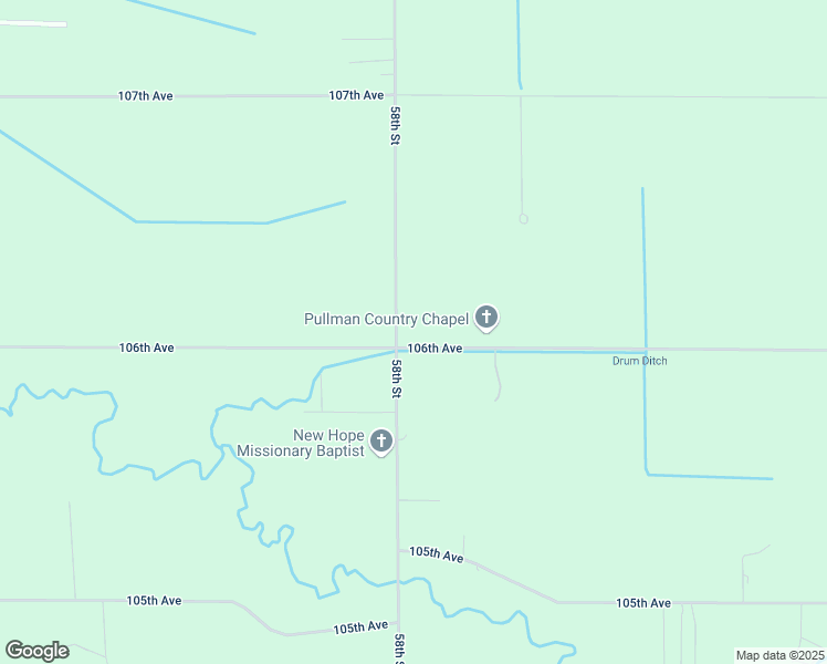 map of restaurants, bars, coffee shops, grocery stores, and more near 611 58th Street in Pullman