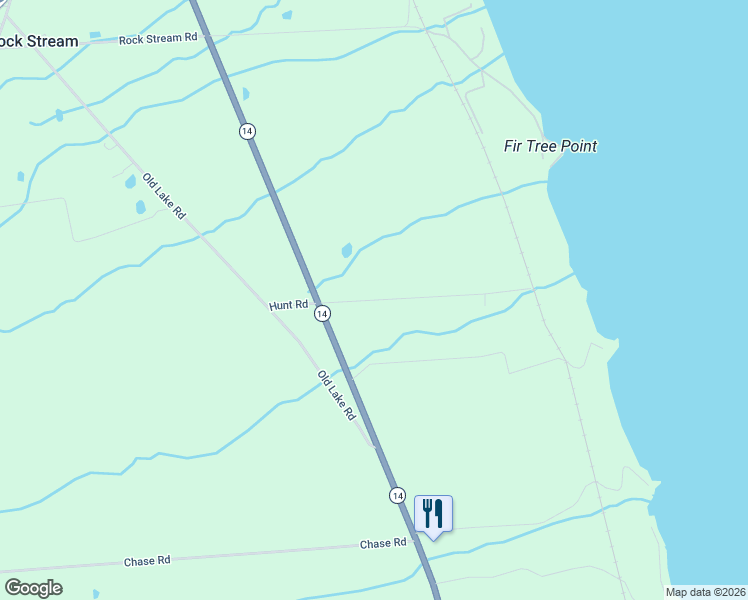 map of restaurants, bars, coffee shops, grocery stores, and more near 96 Hunt Rd in Rock Stream
