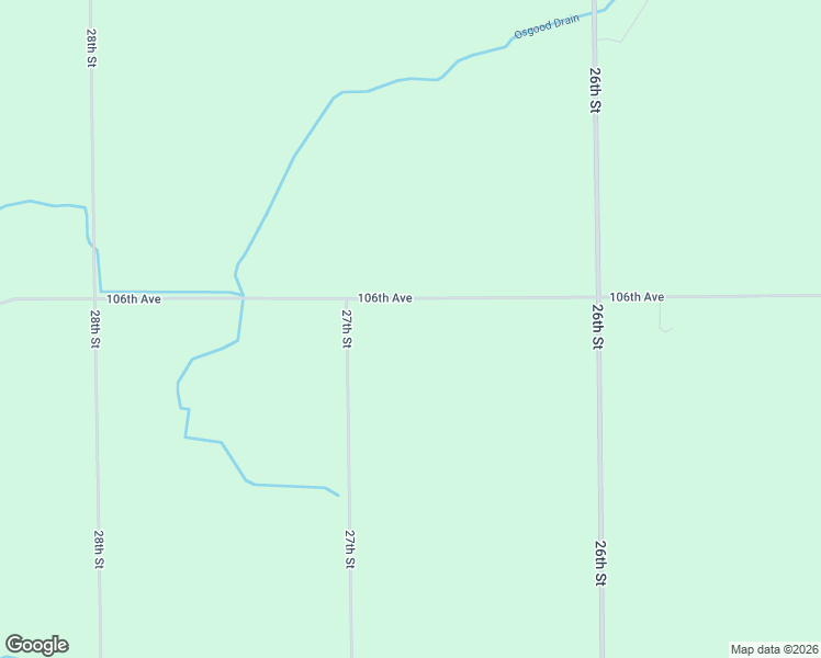 map of restaurants, bars, coffee shops, grocery stores, and more near 2676 106th Avenue in Allegan