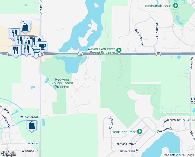 map of restaurants, bars, coffee shops, grocery stores, and more near 791 Hanley Drive in Antioch