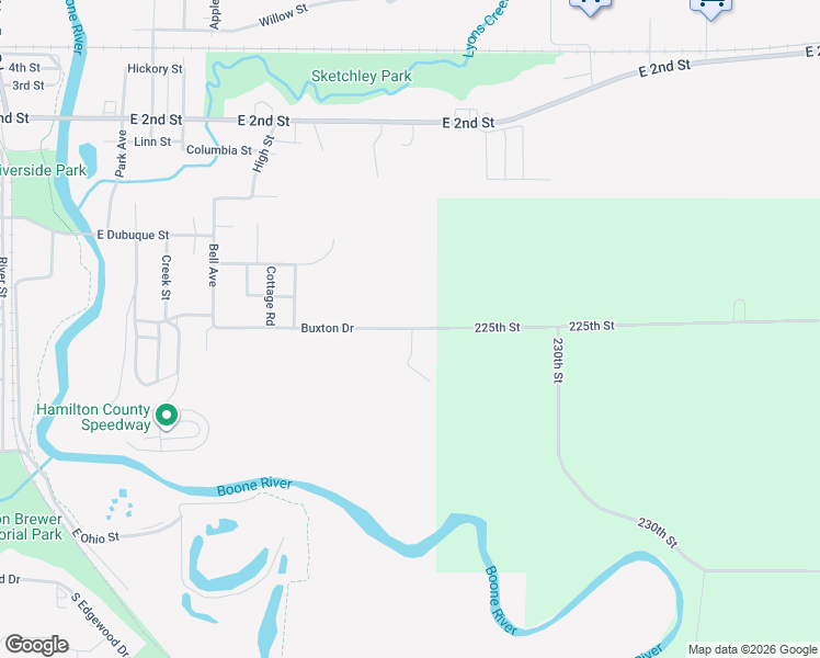 map of restaurants, bars, coffee shops, grocery stores, and more near 963 Buxton Dr in Webster City