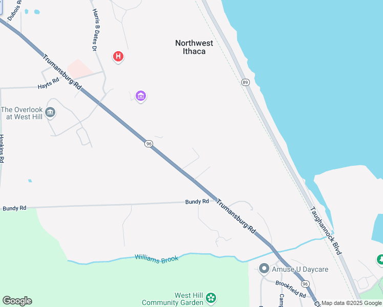 map of restaurants, bars, coffee shops, grocery stores, and more near 1229-31 Trumansburg Road in Ithaca