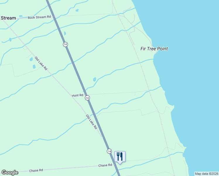map of restaurants, bars, coffee shops, grocery stores, and more near 96 Hunt Rd in Rock Stream