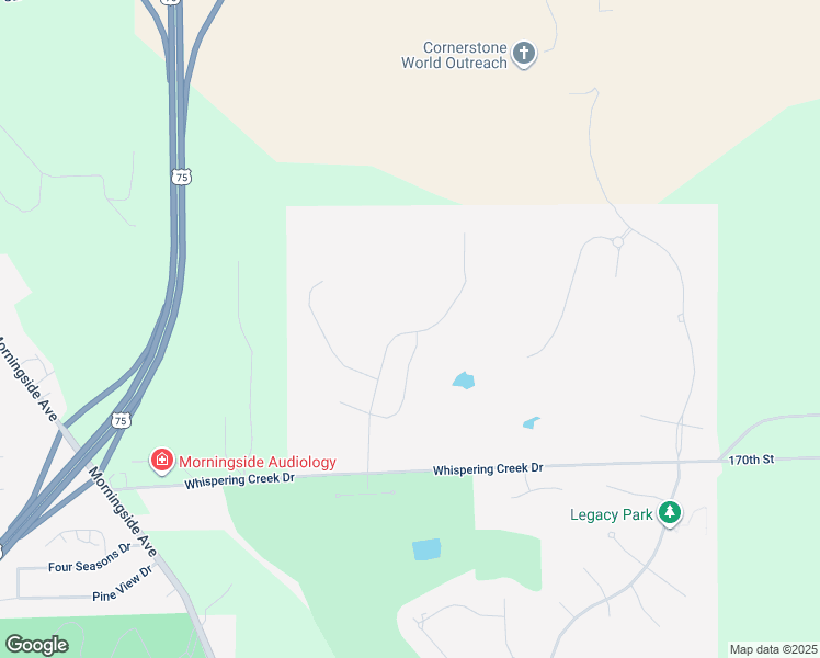 map of restaurants, bars, coffee shops, grocery stores, and more near 2609 Nicklaus Boulevard in Sioux City