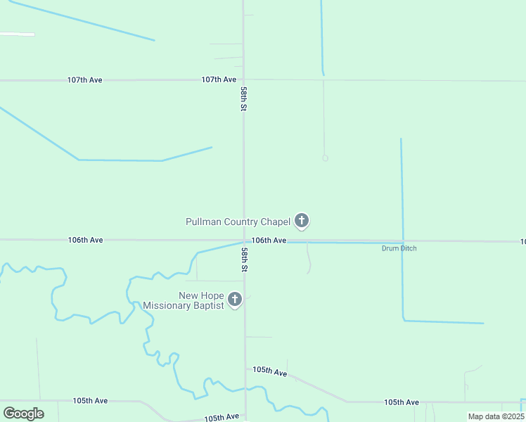 map of restaurants, bars, coffee shops, grocery stores, and more near 611 58th Street in Pullman