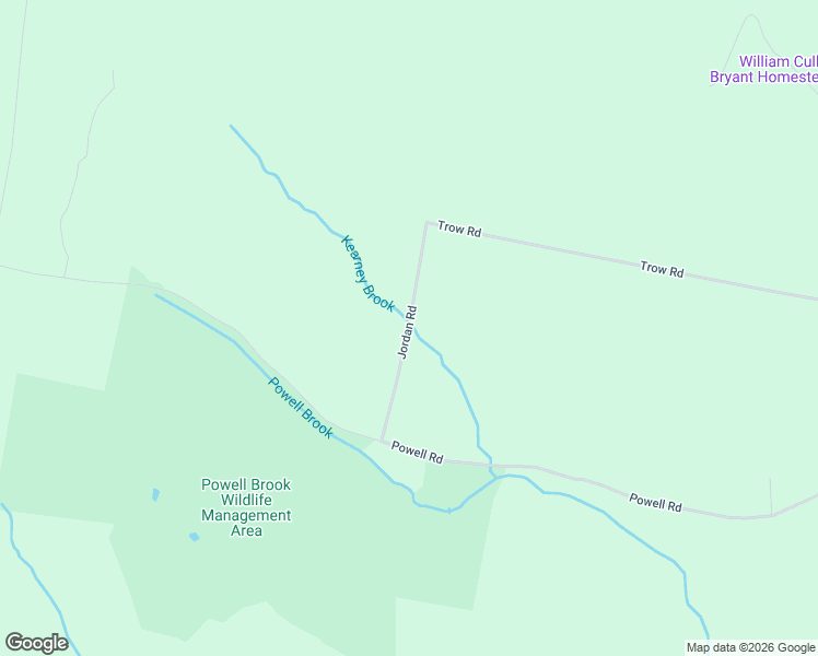 map of restaurants, bars, coffee shops, grocery stores, and more near 21 Jordan Rd in Cummington