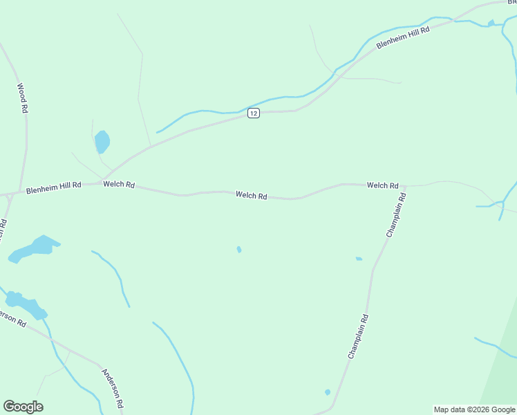 map of restaurants, bars, coffee shops, grocery stores, and more near 196 Welch Road in Jefferson