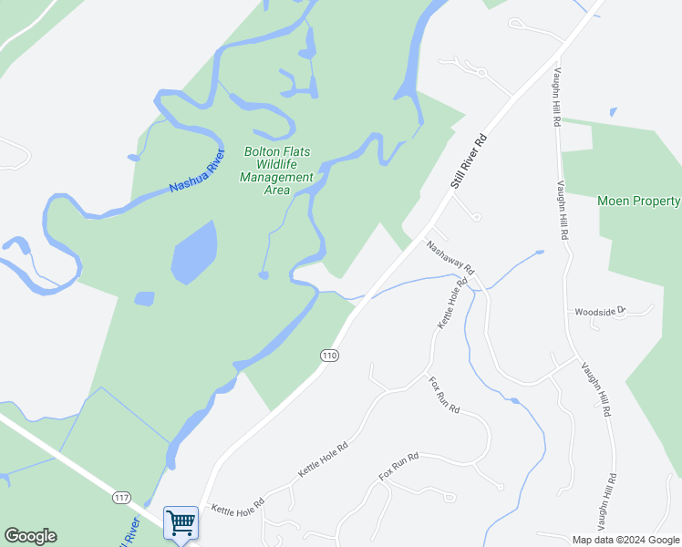 map of restaurants, bars, coffee shops, grocery stores, and more near 298 Still River Road in Bolton