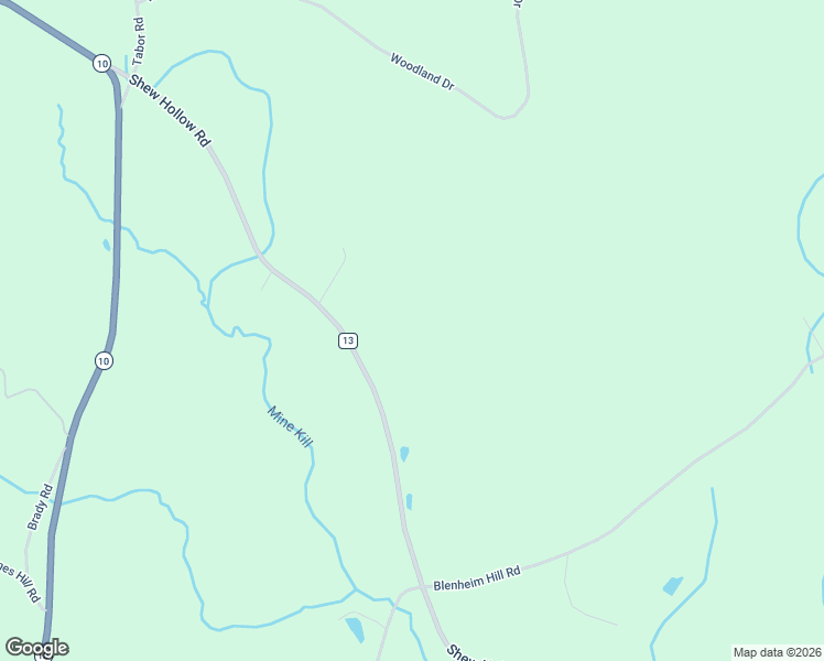 map of restaurants, bars, coffee shops, grocery stores, and more near 285 Shew Hollow Road in Jefferson
