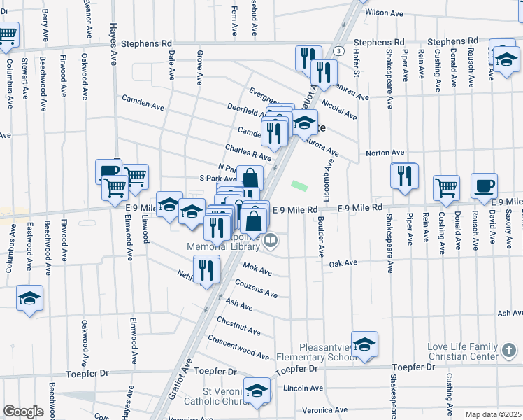Gratiot Avenue & East 9 Mile Road, Eastpointe MI Walk Score