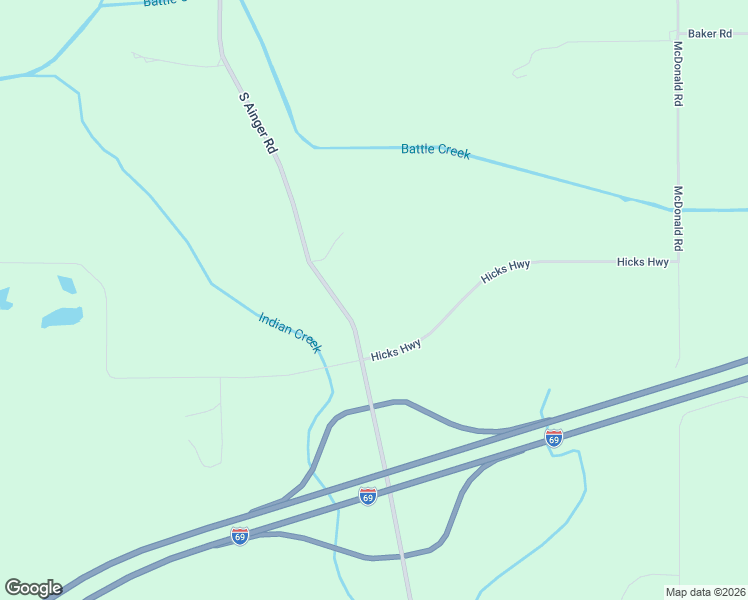 map of restaurants, bars, coffee shops, grocery stores, and more near 7153 Ainger Road in Olivet