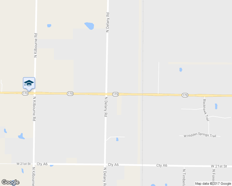 map of restaurants, bars, coffee shops, grocery stores, and more near 41507 North Delany Road in Wadsworth