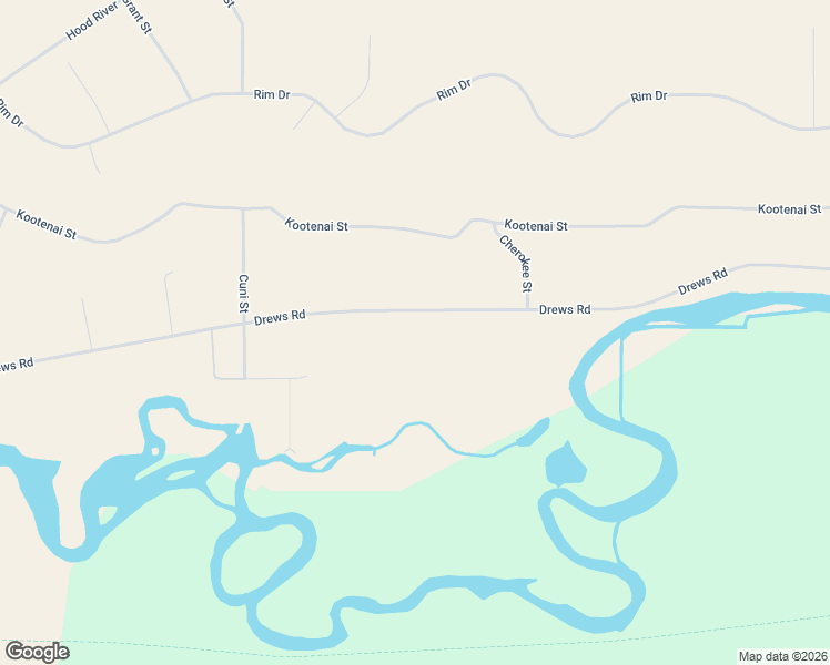 map of restaurants, bars, coffee shops, grocery stores, and more near 27112 Drews Rd in Chiloquin