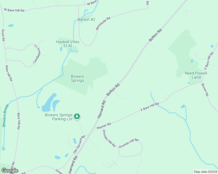 map of restaurants, bars, coffee shops, grocery stores, and more near 230 Bolton Road in Harvard