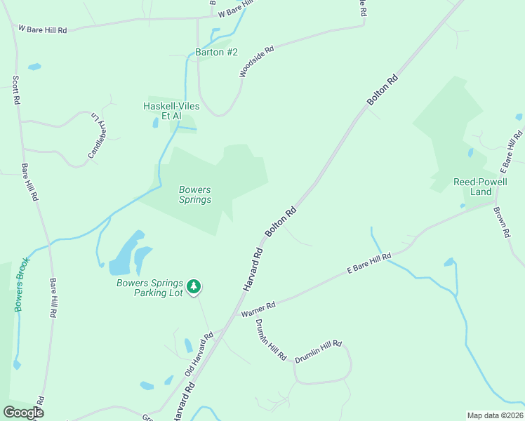 map of restaurants, bars, coffee shops, grocery stores, and more near 230 Bolton Road in Harvard