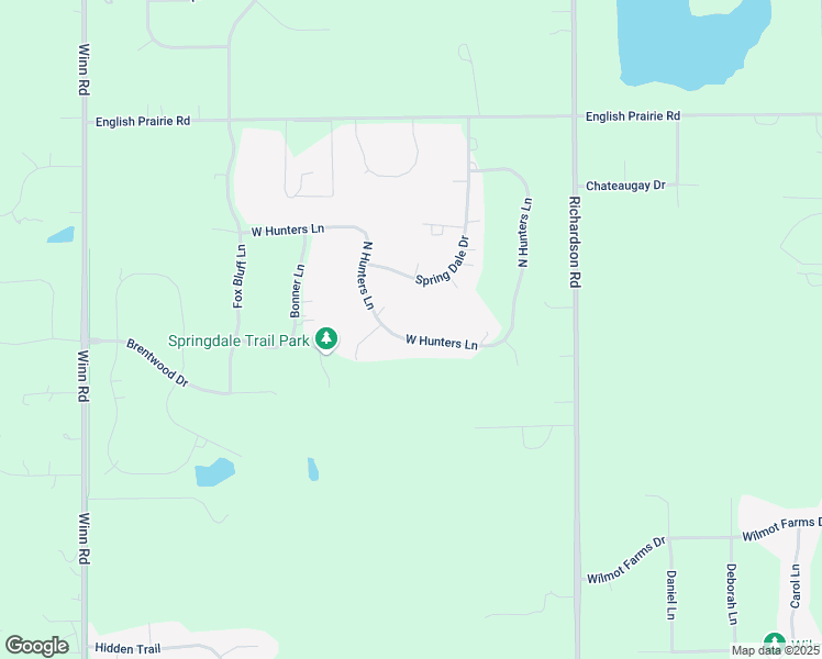 map of restaurants, bars, coffee shops, grocery stores, and more near 1819 Spring Dale Drive in Spring Grove