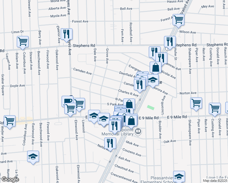 15590 Charles R Avenue, Eastpointe MI Walk Score