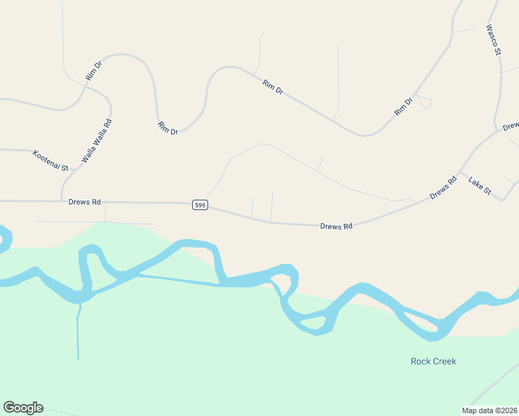 map of restaurants, bars, coffee shops, grocery stores, and more near 26814 Lassen Road in Sprague River