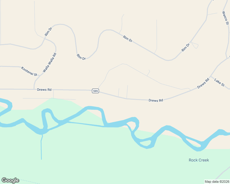 map of restaurants, bars, coffee shops, grocery stores, and more near 26814 Lassen Road in Sprague River