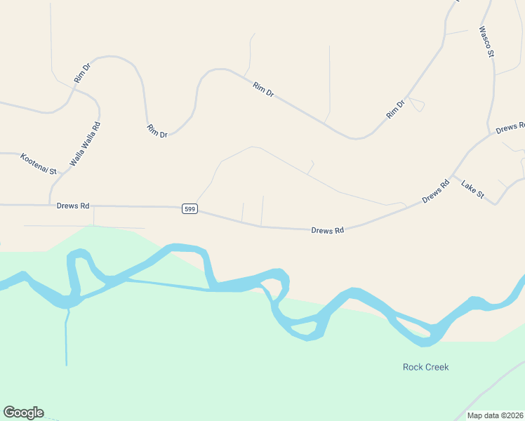 map of restaurants, bars, coffee shops, grocery stores, and more near 26817 Lassen Road in Sprague River