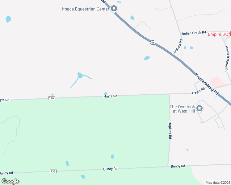 map of restaurants, bars, coffee shops, grocery stores, and more near 242 Hayts Rd in Ithaca