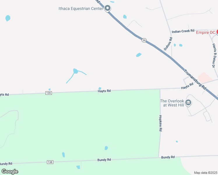map of restaurants, bars, coffee shops, grocery stores, and more near 242 Hayts Rd in Ithaca