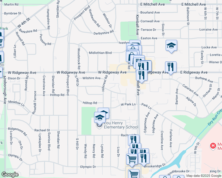 map of restaurants, bars, coffee shops, grocery stores, and more near 340 Glencoe Avenue in Waterloo