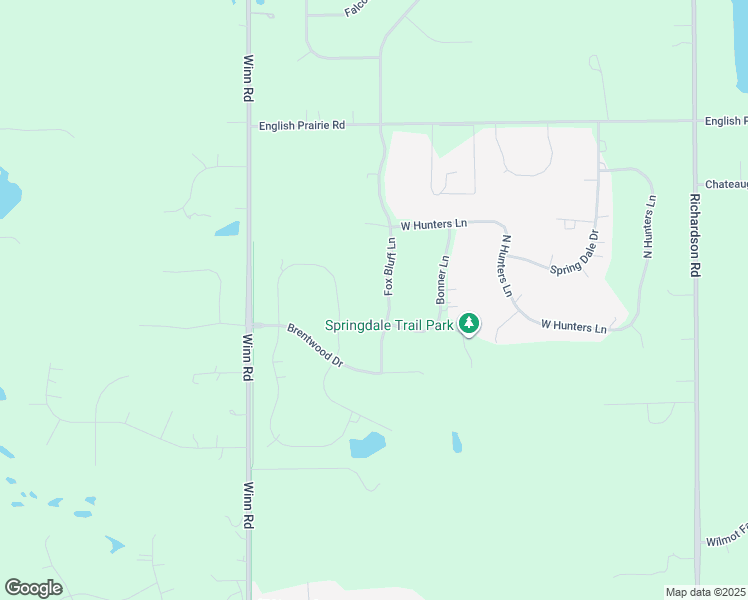 map of restaurants, bars, coffee shops, grocery stores, and more near 9701 Fox Bluff Lane in Spring Grove