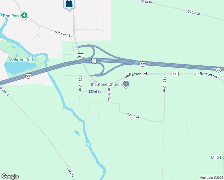 map of restaurants, bars, coffee shops, grocery stores, and more near 22114-22158 181st Avenue in Manchester