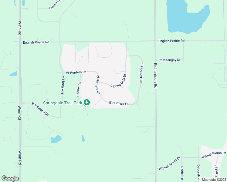 map of restaurants, bars, coffee shops, grocery stores, and more near 1819 Spring Dale Drive in Spring Grove