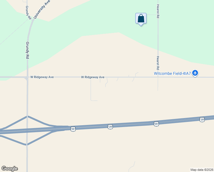 map of restaurants, bars, coffee shops, grocery stores, and more near 8383 W Ridgeway Ave in Cedar Falls