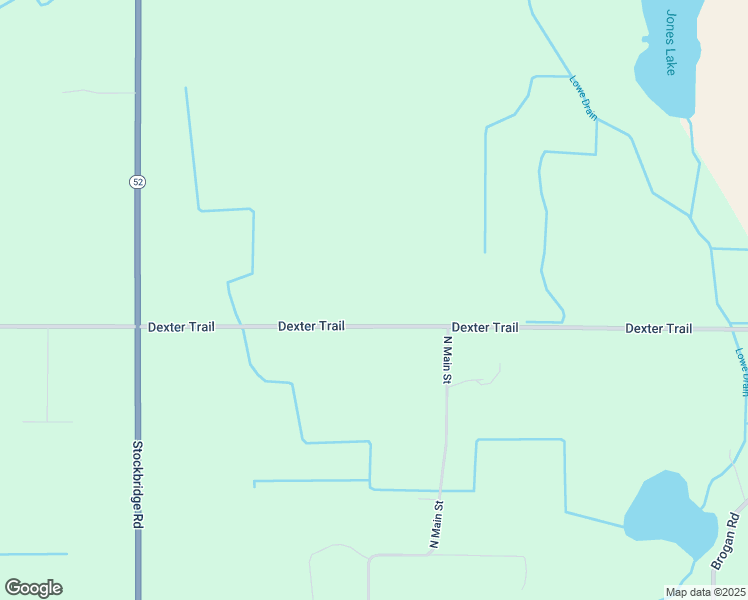 map of restaurants, bars, coffee shops, grocery stores, and more near 4495 Dexter Trail in Stockbridge