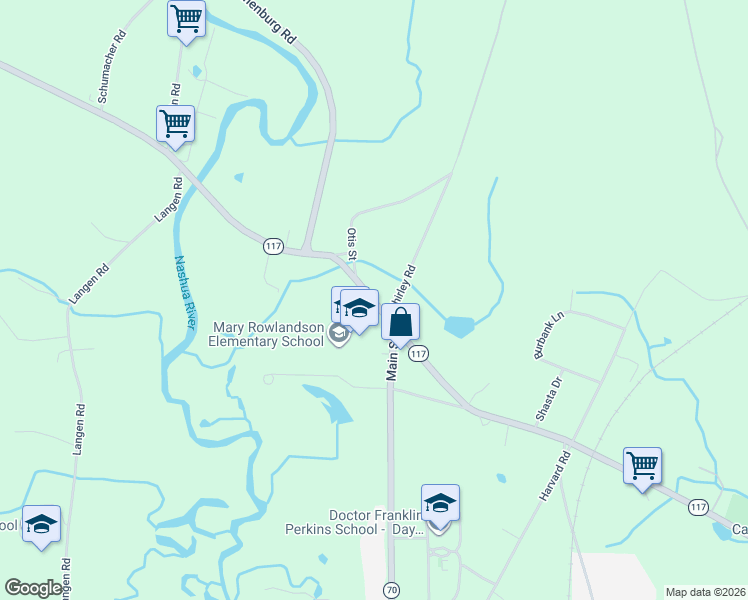 map of restaurants, bars, coffee shops, grocery stores, and more near 971 Main Street in Lancaster
