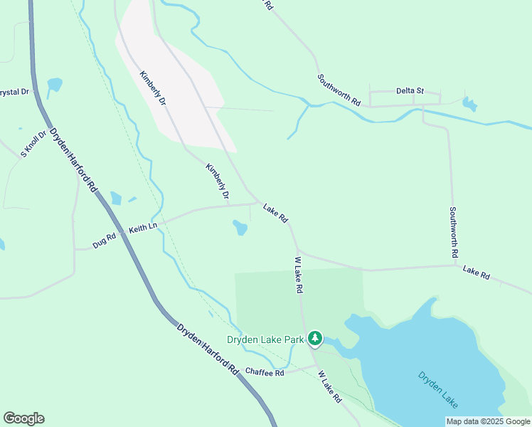 map of restaurants, bars, coffee shops, grocery stores, and more near 234-236 Lake Road in Dryden