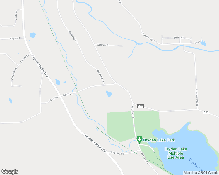 map of restaurants, bars, coffee shops, grocery stores, and more near 19 Keith Lane in Dryden