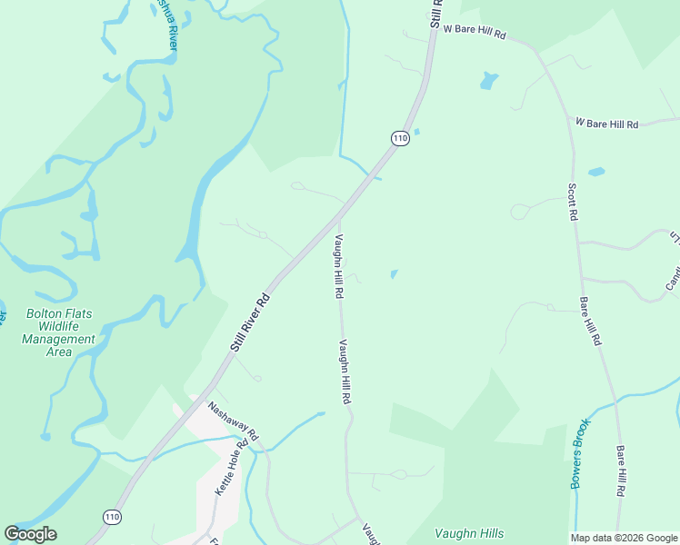 map of restaurants, bars, coffee shops, grocery stores, and more near 261 Vaughn Hill Road in Bolton