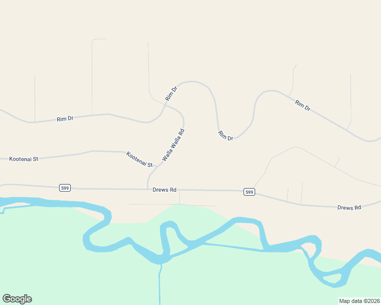 map of restaurants, bars, coffee shops, grocery stores, and more near 27135 Walla Walla Street in Chiloquin