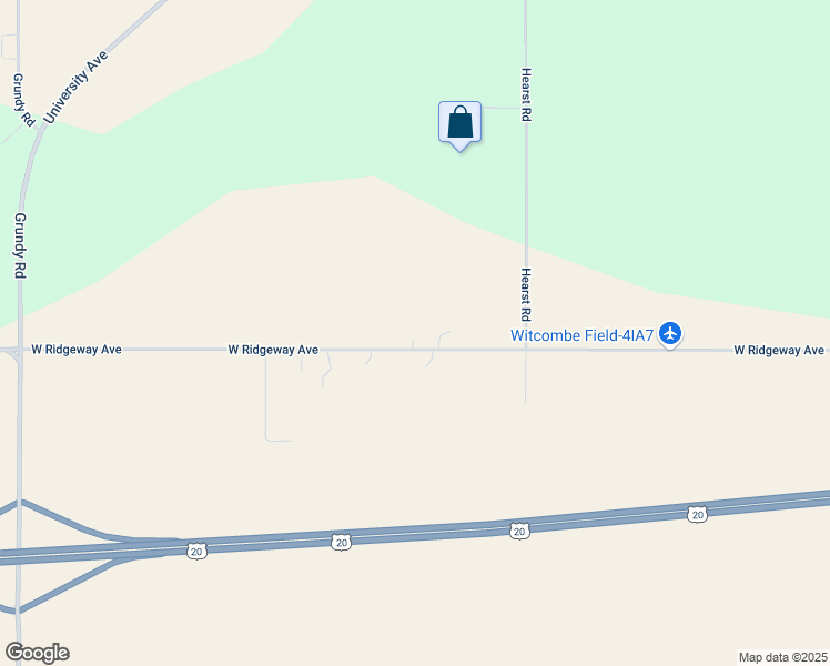 map of restaurants, bars, coffee shops, grocery stores, and more near 8212 West Ridgeway Avenue in Cedar Falls