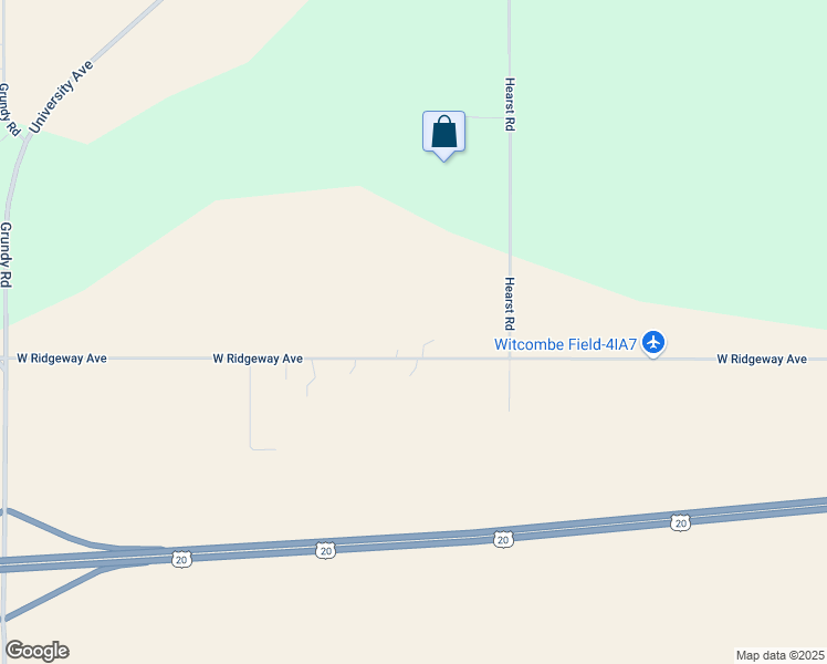 map of restaurants, bars, coffee shops, grocery stores, and more near 8212 West Ridgeway Avenue in Cedar Falls