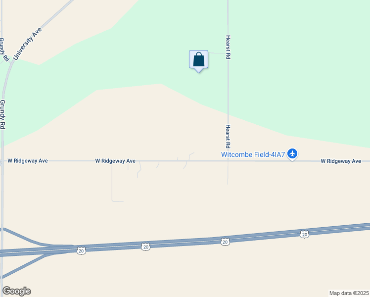 map of restaurants, bars, coffee shops, grocery stores, and more near 8212 West Ridgeway Avenue in Cedar Falls