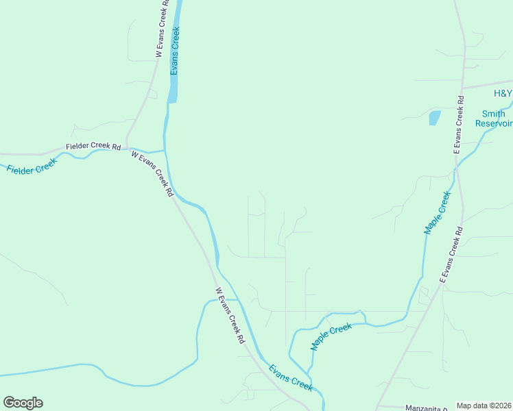 map of restaurants, bars, coffee shops, grocery stores, and more near 2583 East Evans Creek Road in Rogue River