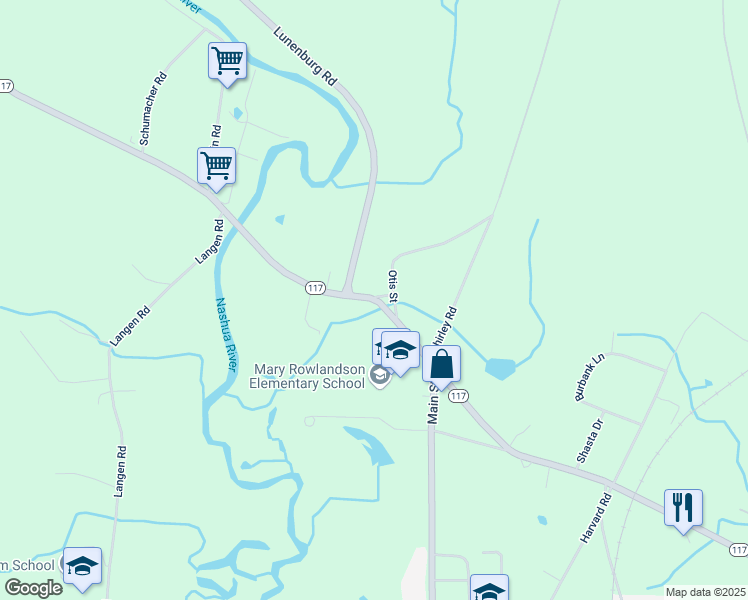 map of restaurants, bars, coffee shops, grocery stores, and more near North Main Street in Lancaster