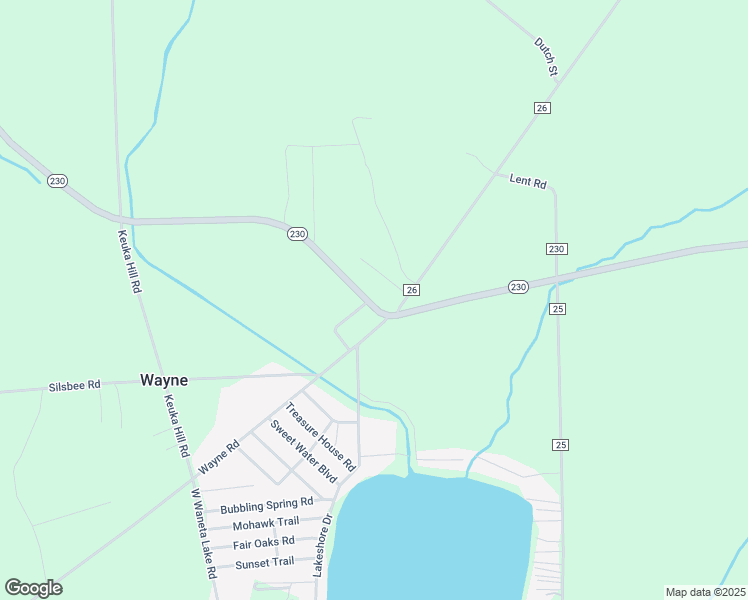 map of restaurants, bars, coffee shops, grocery stores, and more near 11 New York 230 in Dundee