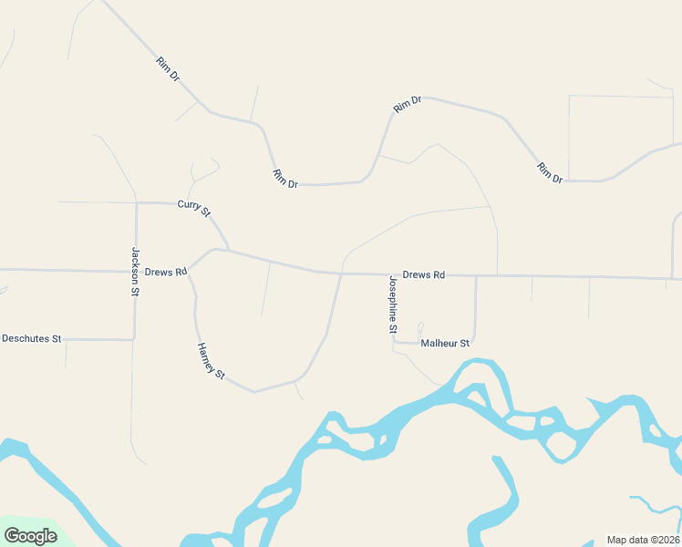 map of restaurants, bars, coffee shops, grocery stores, and more near Drews Road in Sprague River