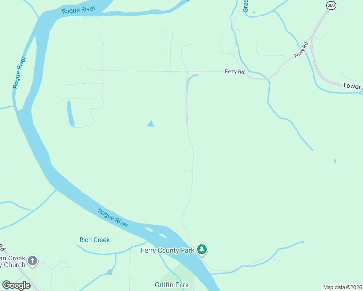 map of restaurants, bars, coffee shops, grocery stores, and more near 876 Ferry Road in Grants Pass