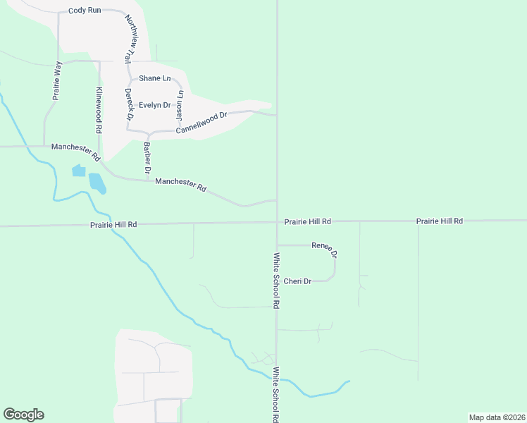 map of restaurants, bars, coffee shops, grocery stores, and more near 14534 White School Road in South Beloit
