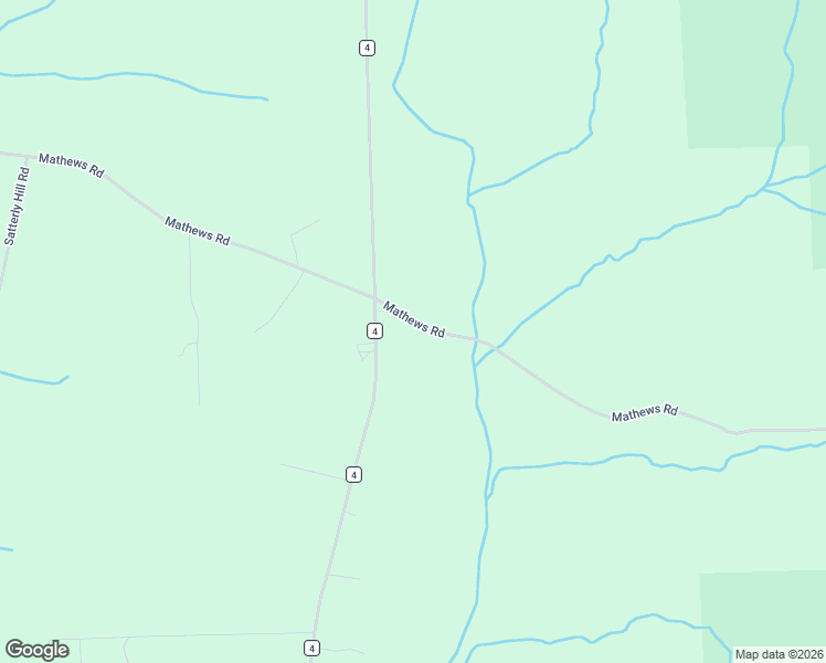 map of restaurants, bars, coffee shops, grocery stores, and more near 4306 Mathews Road in Burdett