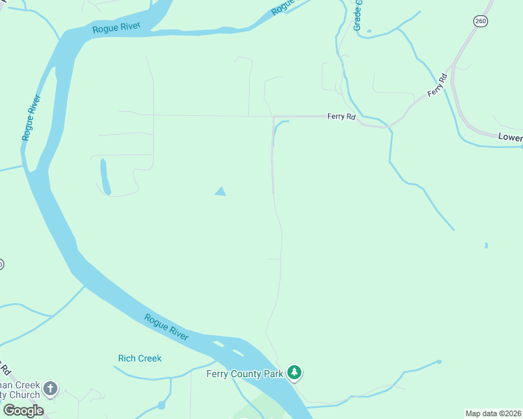 map of restaurants, bars, coffee shops, grocery stores, and more near 876 Ferry Road in Grants Pass