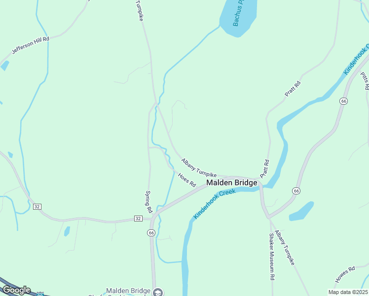 map of restaurants, bars, coffee shops, grocery stores, and more near in Malden Bridge