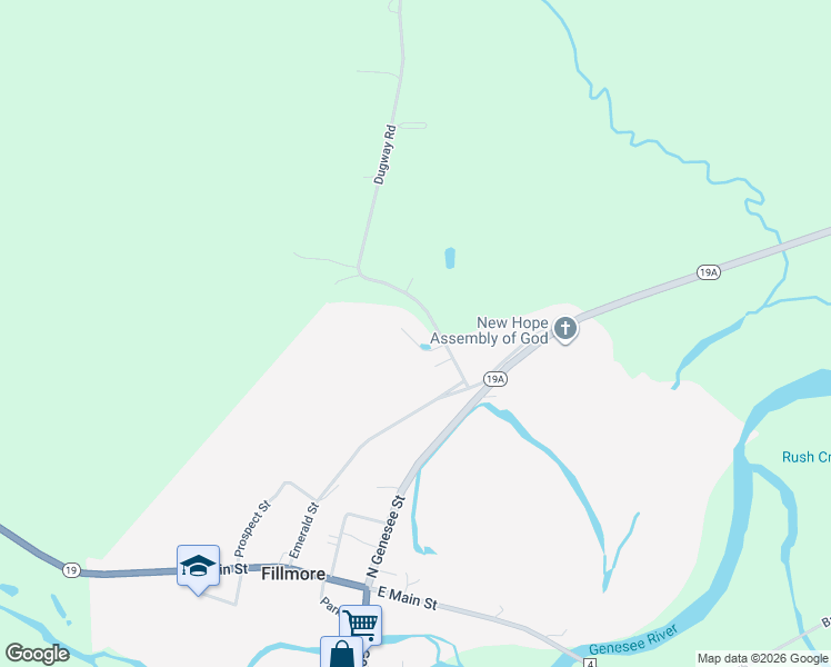 map of restaurants, bars, coffee shops, grocery stores, and more near 72 Emerald Street in Fillmore